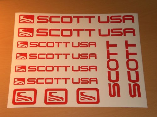 Scott usa aufkleber set - usa,