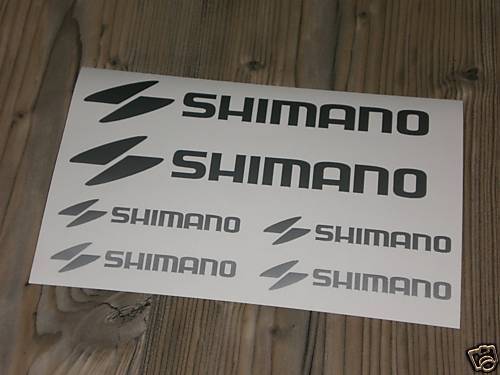 Shimano aufkleber set downhill - shimano,