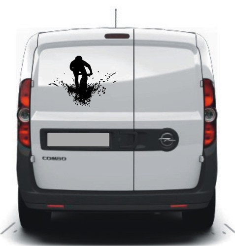 Kfz aufkleber mountainbike - aufkleber,